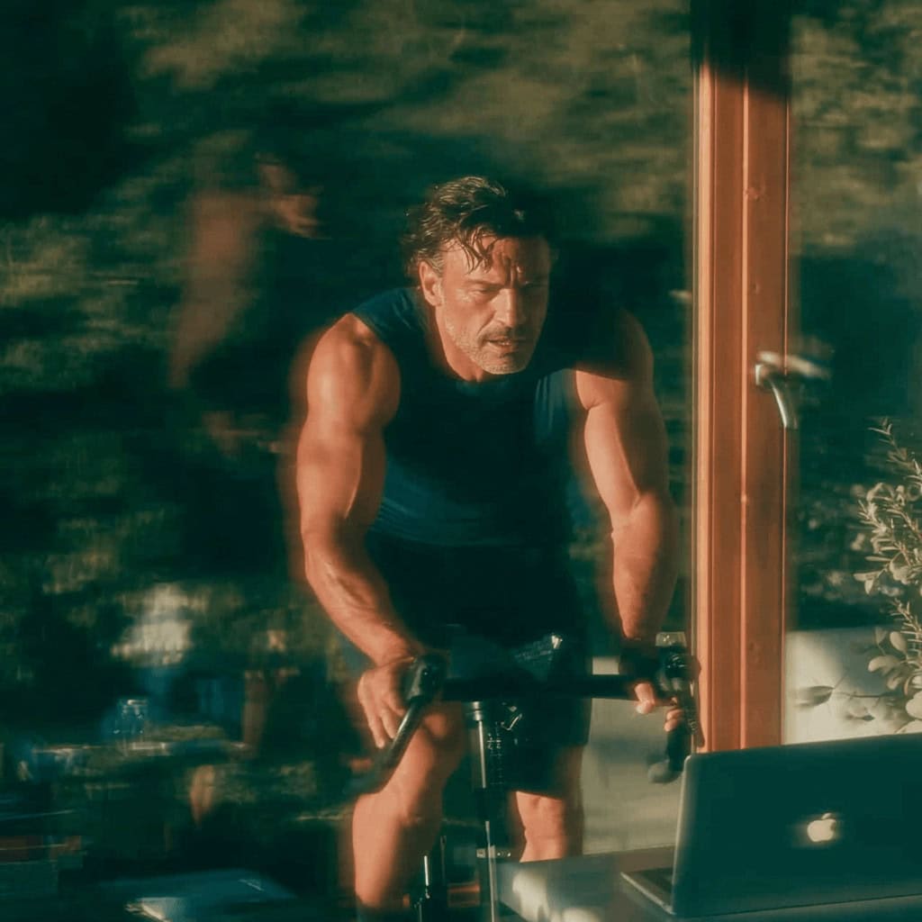 Active patient feeling healthy with in-home mobile rehab